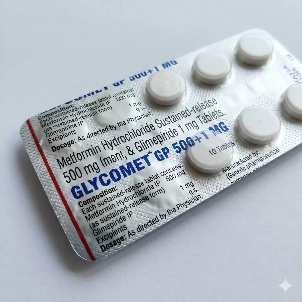 GLYCOMET GP 500+1 MG