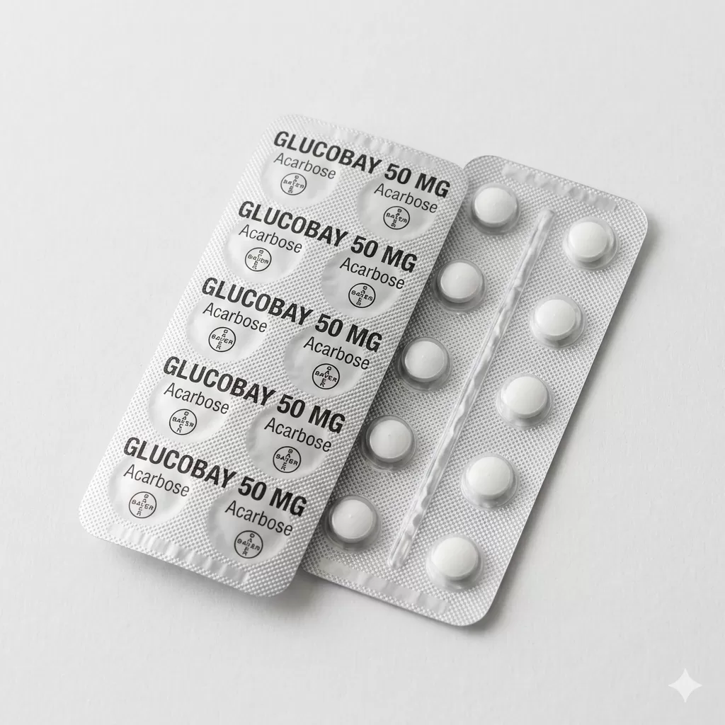 GLUCOBAY 50 MG