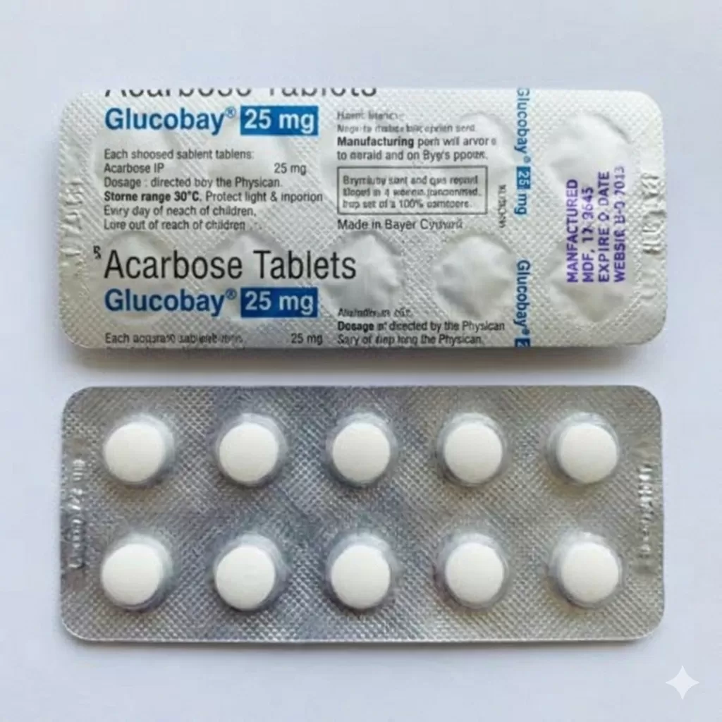 GLUCOBAY 25 MG