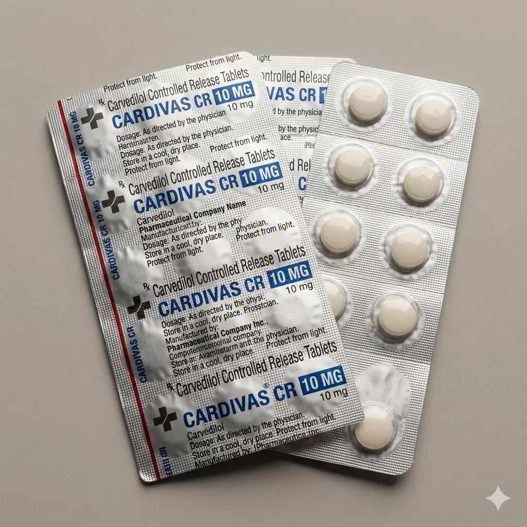 CARDIVAS CR 10 MG