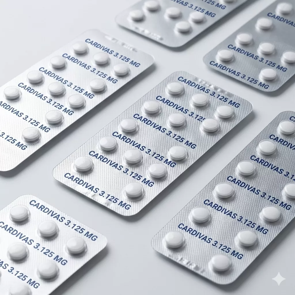 CARDIVAS 3.125 MG